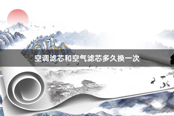 空调滤芯和空气滤芯多久换一次